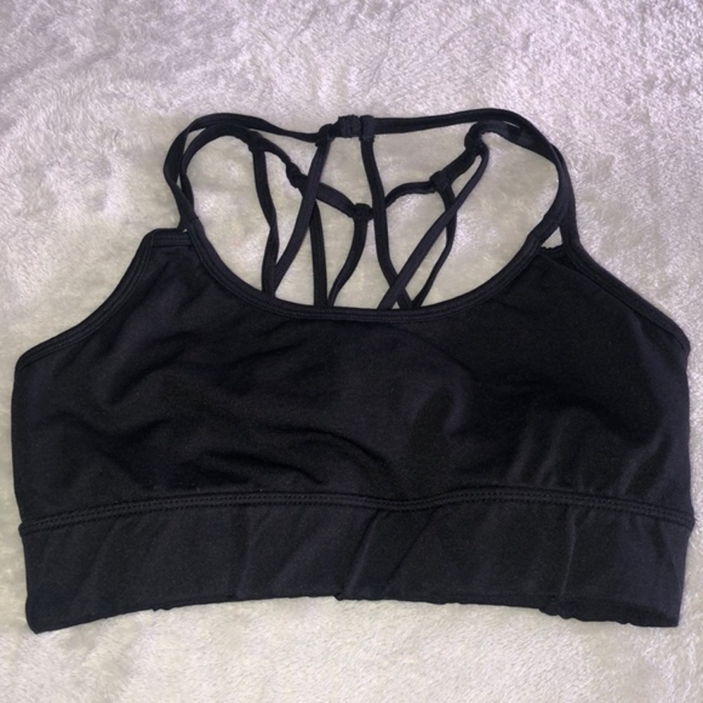 Fabletics Sports Athletic Bra Women’s Small‎ Black